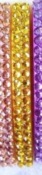 Double-tier diamond barrette  Fj00036yellow