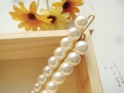 Sweety pearl barrette  Fj00039white