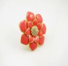 Diamond flower earrings Jz00023