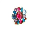 Retro color jewel ring Jz00060