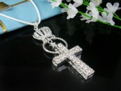 Cheap SPN0012 Fashion CZ Silver Necklace