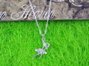 Cheap SPN0016 Fashion CZ Silver Necklace